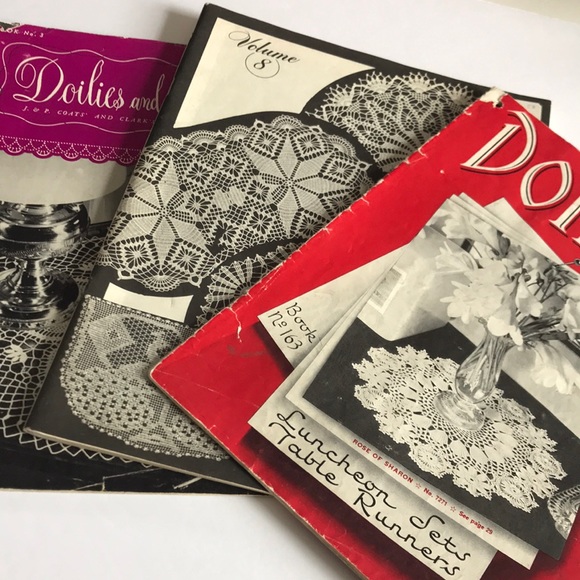 Collection of Vintage Crochet Doilie Booklets - Picture 1 of 7